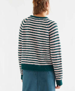 COMPAÑÍA FANTÁSTICA | LISA STRIPED KNIT - GREEN/PINK