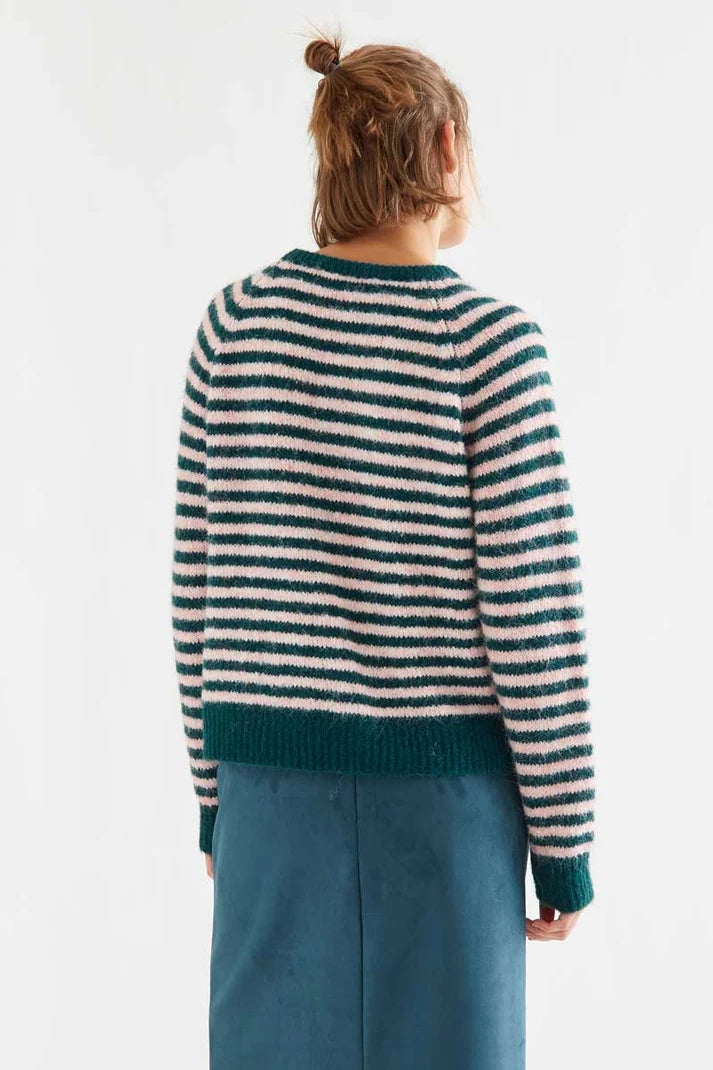 COMPAÑÍA FANTÁSTICA | LISA STRIPED KNIT - GREEN/PINK