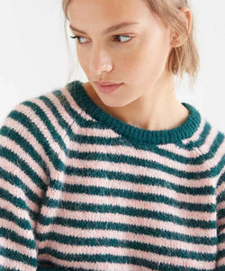 COMPAÑÍA FANTÁSTICA | LISA STRIPED KNIT - GREEN/PINK