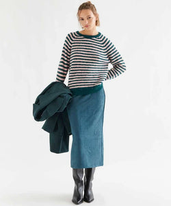 COMPAÑÍA FANTÁSTICA | LISA STRIPED KNIT - GREEN/PINK