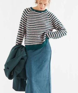 COMPAÑÍA FANTÁSTICA | LISA STRIPED KNIT - GREEN/PINK