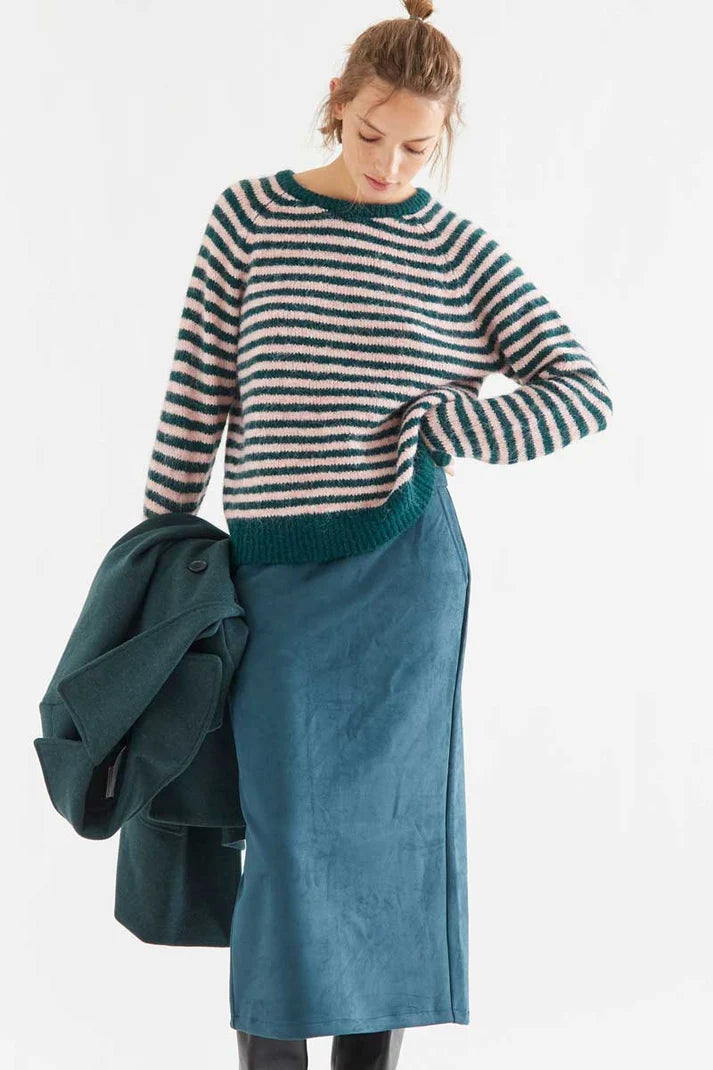 COMPAÑÍA FANTÁSTICA | LISA STRIPED KNIT - GREEN/PINK
