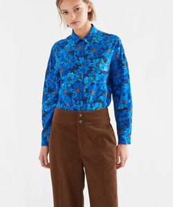 COMPAÑÍA FANTÁSTICA | THIRZA PRINTED BLOUSE - BLUE