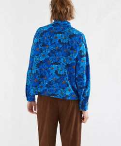 COMPAÑÍA FANTÁSTICA | THIRZA PRINTED BLOUSE - BLUE