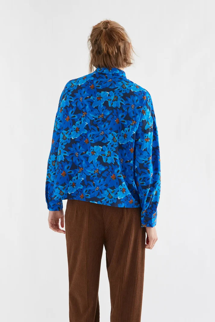 COMPAÑÍA FANTÁSTICA | THIRZA PRINTED BLOUSE - BLUE