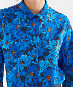 COMPAÑÍA FANTÁSTICA | THIRZA PRINTED BLOUSE - BLUE