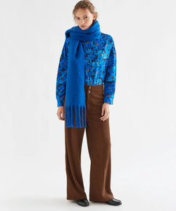 COMPAÑÍA FANTÁSTICA | THIRZA PRINTED BLOUSE - BLUE