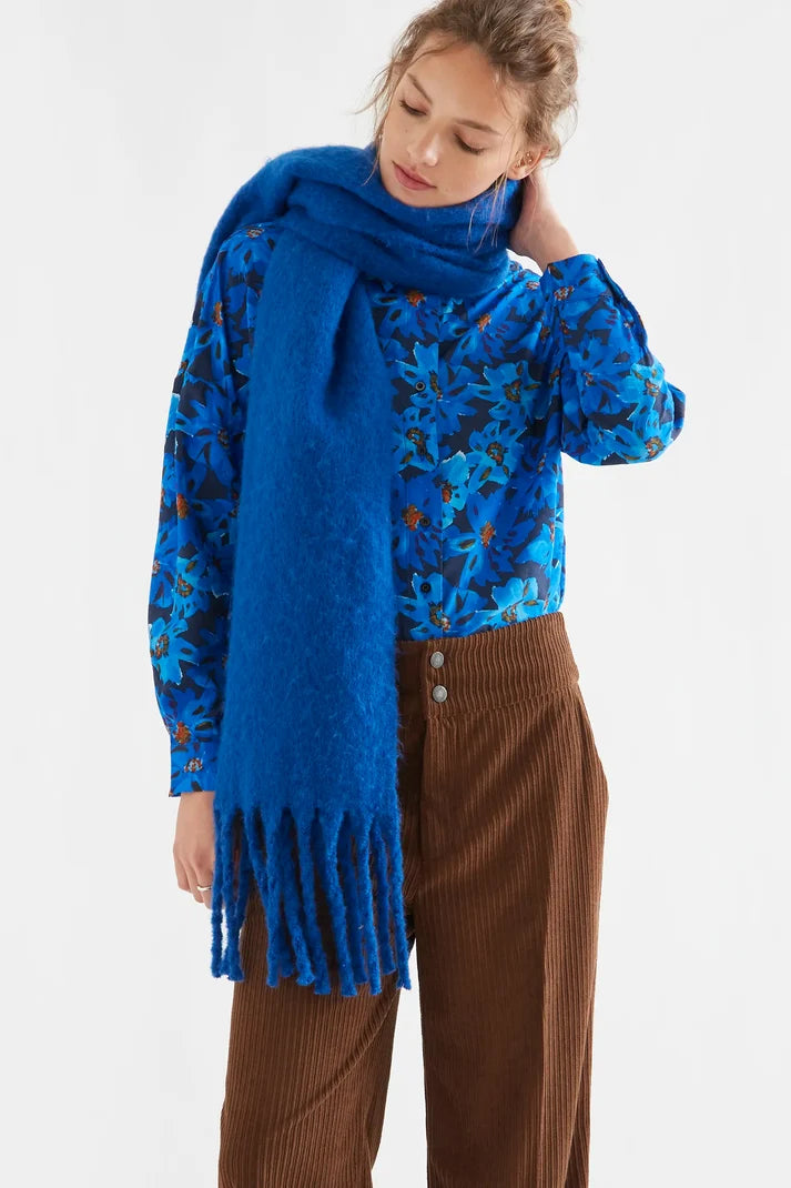 COMPAÑÍA FANTÁSTICA | THIRZA PRINTED BLOUSE - BLUE