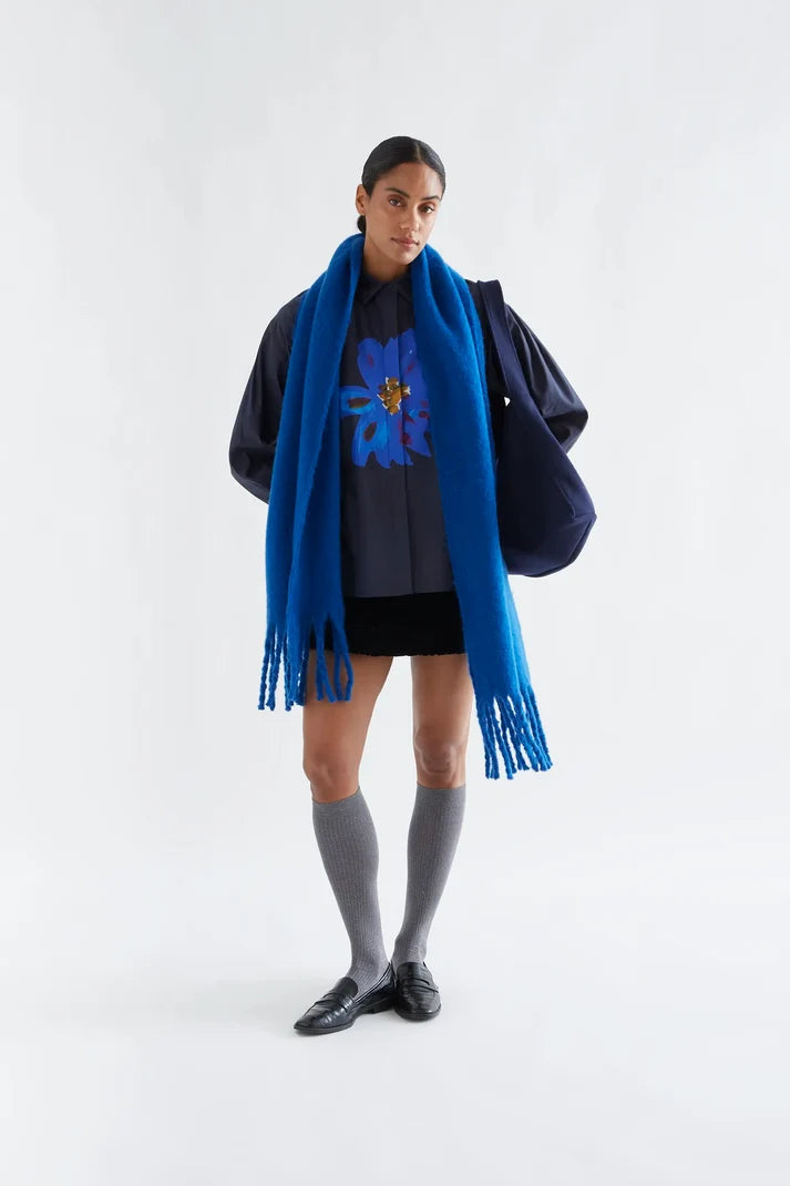 COMPAÑÍA FANTÁSTICA | PRINTED FLOWER BLOUSE - BLUE