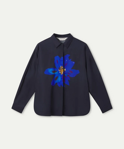 COMPAÑÍA FANTÁSTICA | PRINTED FLOWER BLOUSE - BLUE