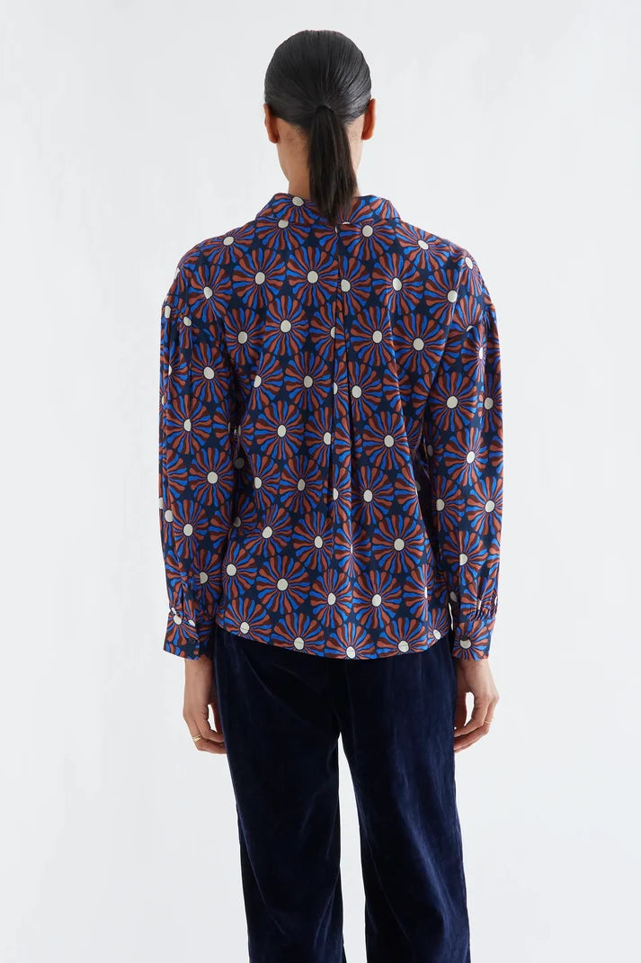 COMPAÑÍA FANTÁSTICA | NESHA PRINTED BLOUSE - BLUE