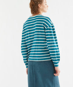 COMPAÑÍA FANTÁSTICA | JANNEKE STRIPED SHIRT - PETROL
