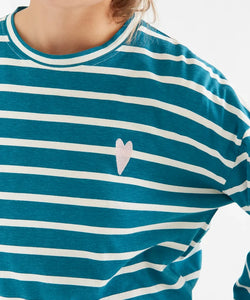 COMPAÑÍA FANTÁSTICA | JANNEKE STRIPED SHIRT - PETROL