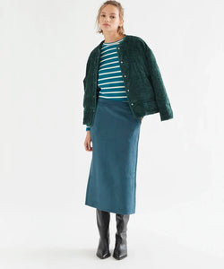 COMPAÑÍA FANTÁSTICA | JANNEKE STRIPED SHIRT - PETROL
