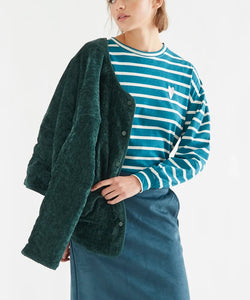 COMPAÑÍA FANTÁSTICA | JANNEKE STRIPED SHIRT - PETROL