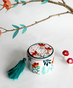 SECRET GARDEN RABBIT BOX - WHITE