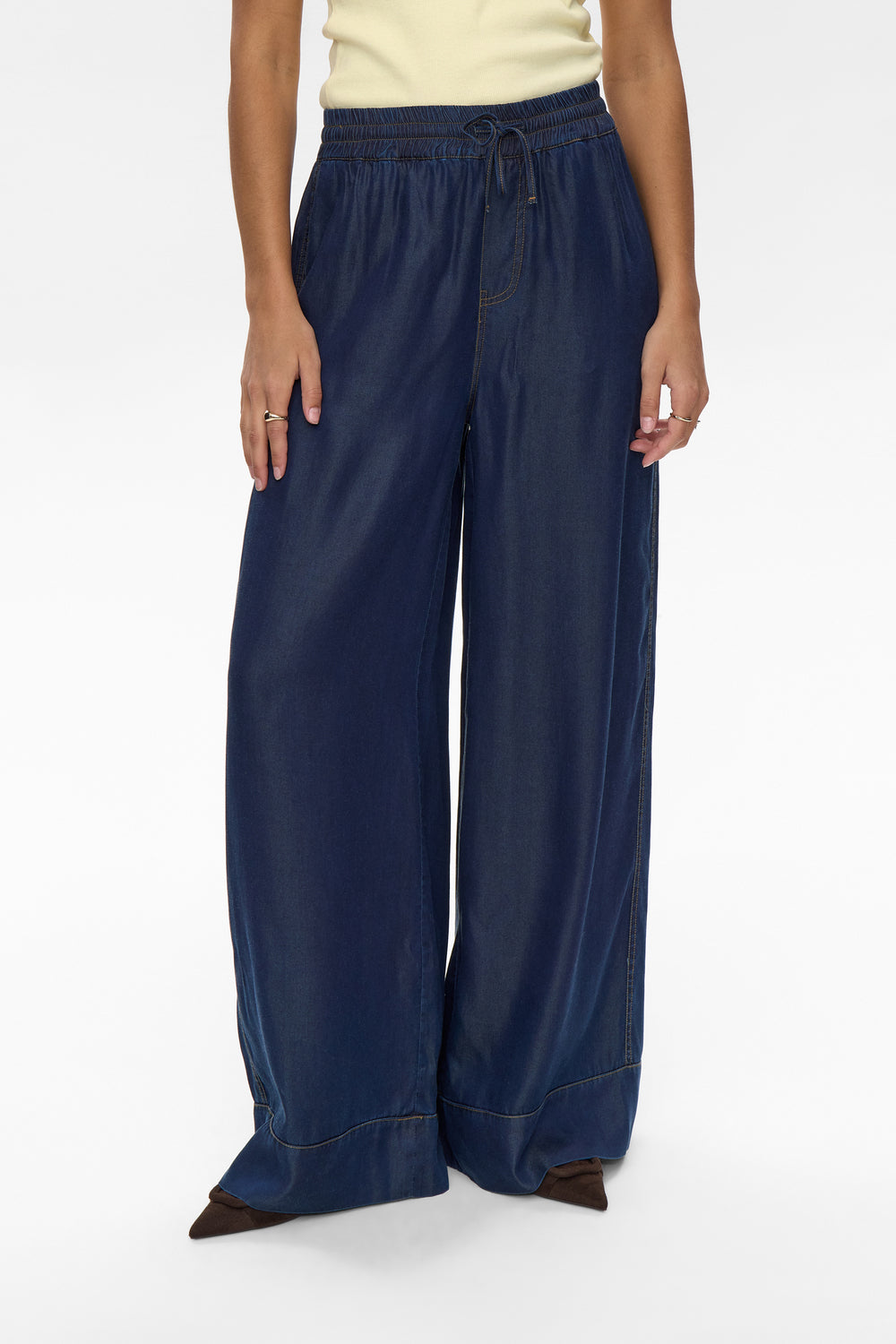 NÜMPH | MIAMI PANTS - DARK BLUE DENIM