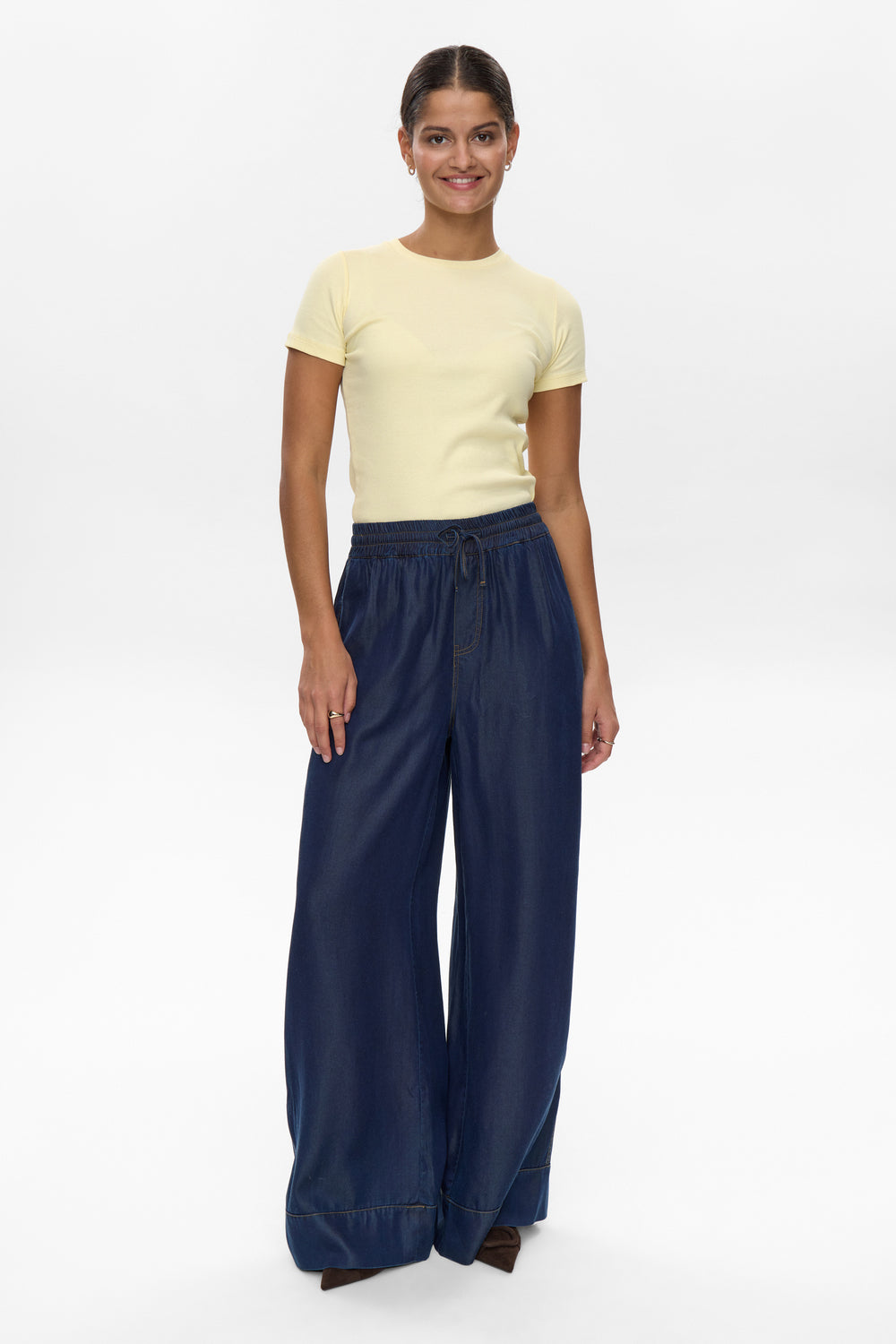 NÜMPH | MIAMI PANTS - DARK BLUE DENIM