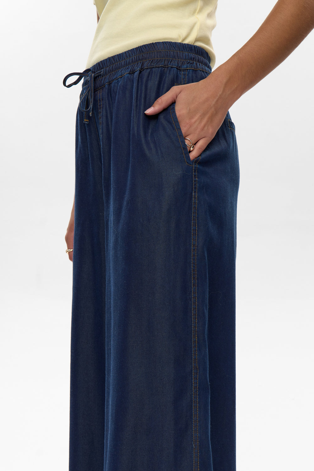 NÜMPH | MIAMI PANTS - DARK BLUE DENIM