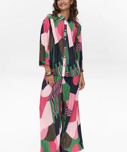 NÜMPH | VIXA SHIRT - DARK SAPPHIRE