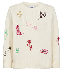 NÜMPH | WALLY PULLOVER - PRISTINE