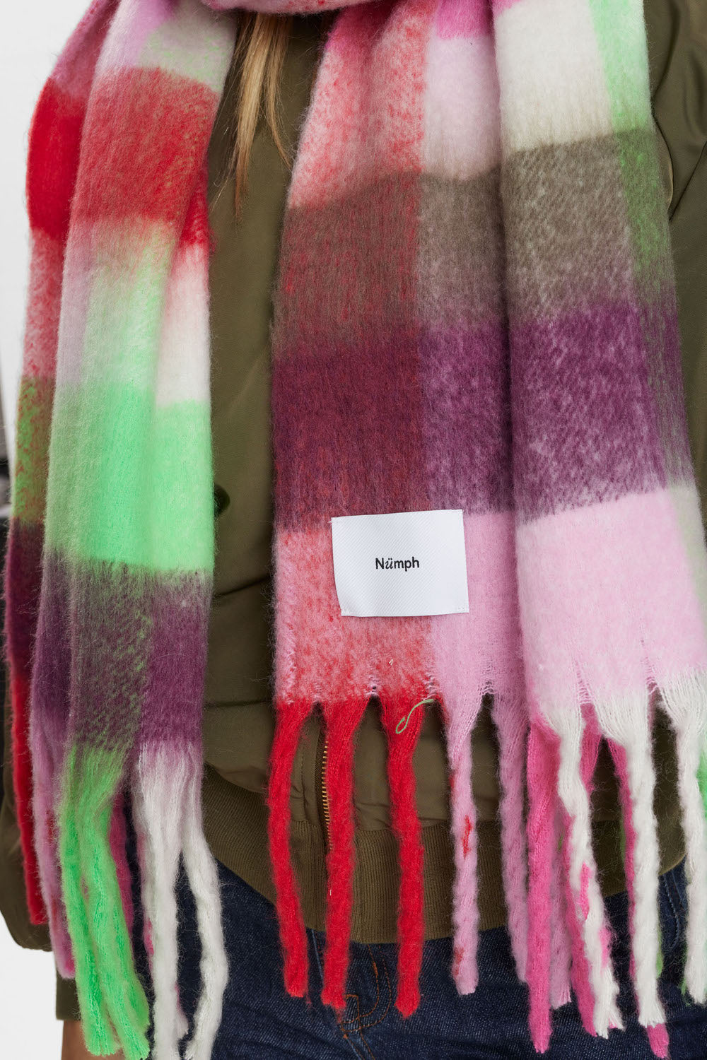 NUMPH | SASHA SCARF - FANDANGO PINK