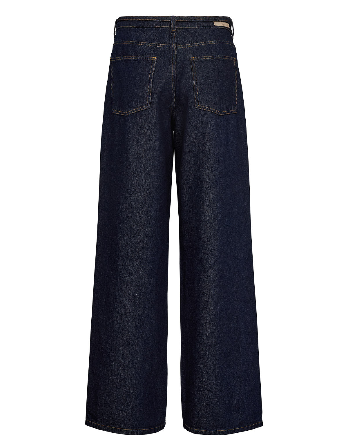 NÜMPH | BROOKLYN HR WIDE JEANS - Dark Blue Denim
