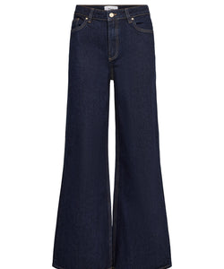 NÜMPH | PISA HR WIDE JEANS - DARK BLUE DENIM