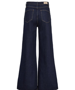 NÜMPH | PISA HR WIDE JEANS - DARK BLUE DENIM