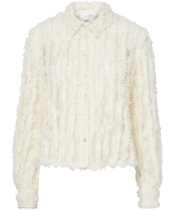 Y.A.S | FRAYLY LS SHIRT - BIRCH