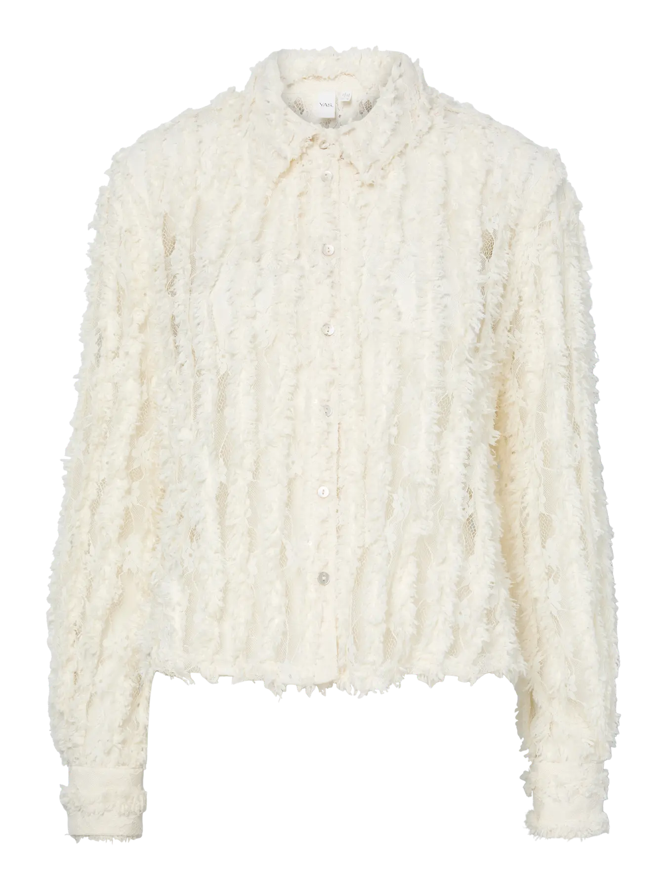 Y.A.S | FRAYLY LS SHIRT - BIRCH