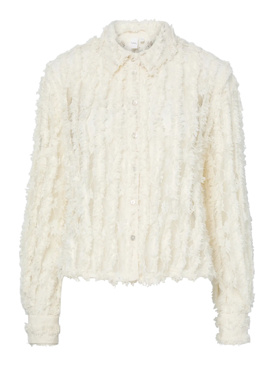 YAS | FRAYLY LS SHIRT - BIRCH