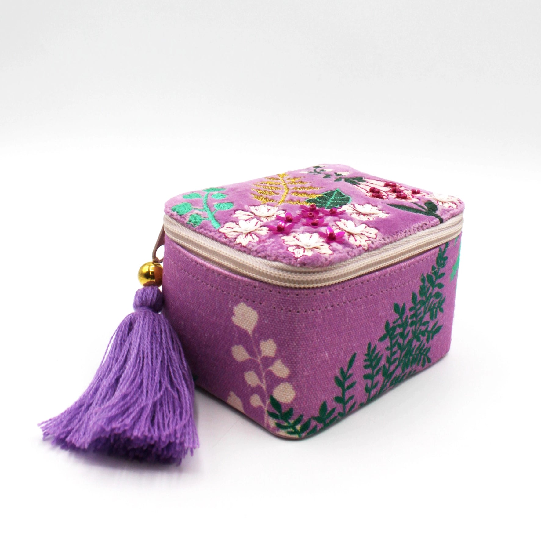 POSY TRINKET BOX - PURPLE
