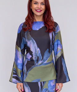 YAS | ETIRA LS TOP - BLACK ETIRA PRINT