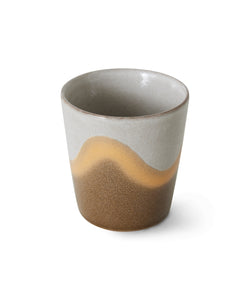 HKliving | 70S CERAMICS: COFFEE MUG - OASIS
