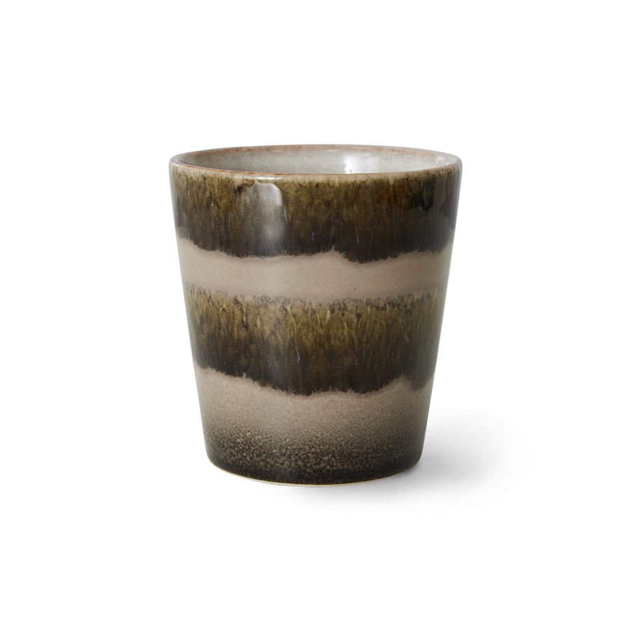 HKliving | 70S CERAMICS: COFFEE MUG - FERN