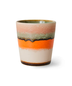 HKliving | 70S CERAMICS: COFFEE MUG - BURST