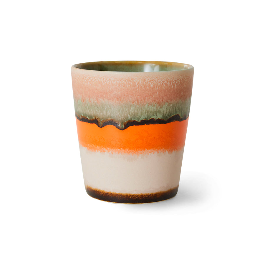 HKliving | 70S CERAMICS: COFFEE MUG - BURST