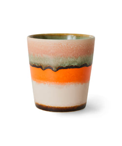 HKliving | 70S CERAMICS: COFFEE MUG - BURST