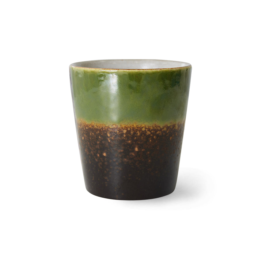 HKliving | 70S CERAMICS: COFFEE MUG - ALGAE