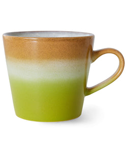 HKliving | 70S CERAMICS: CAPPUCCINO MUG - ECLIPSE