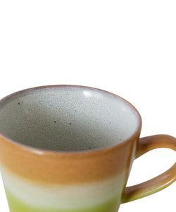 HKliving | 70S CERAMICS: CAPPUCCINO MUG - ECLIPSE