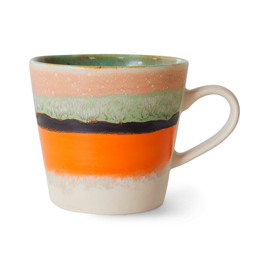 HKliving | 70S CERAMICS: CAPPUCCINO MUG - BURST