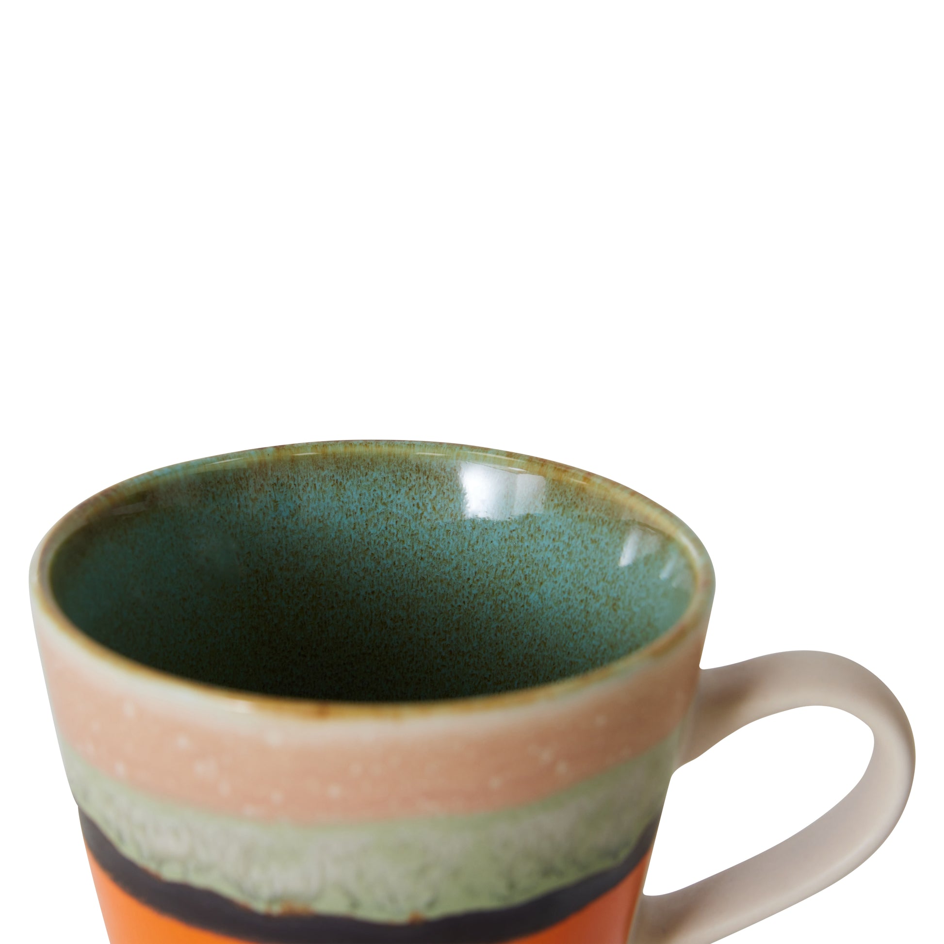 HKliving | 70S CERAMICS: CAPPUCCINO MUG - BURST