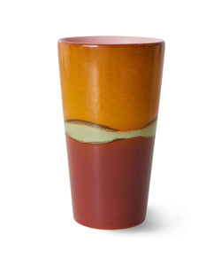 HKliving | 70S CERAMICS: LATTE MUG - CLAY