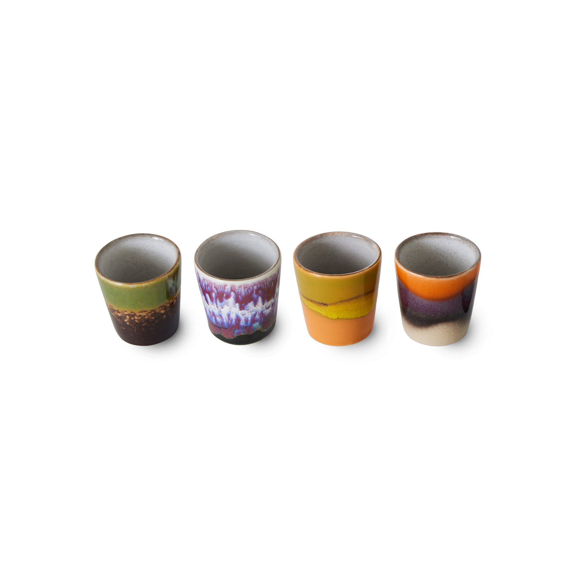 HKliving | 70S CERAMICS: EGG CUPS - ISLAND