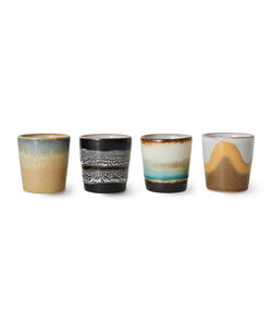HKliving | 70S CERAMICS: EGG CUPS - GRANITE
