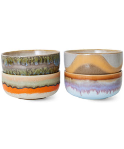 HKliving | 70S CERAMICS: DESSERT BOWLS - REEF
