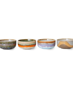 HKliving | 70S CERAMICS: DESSERT BOWLS - REEF