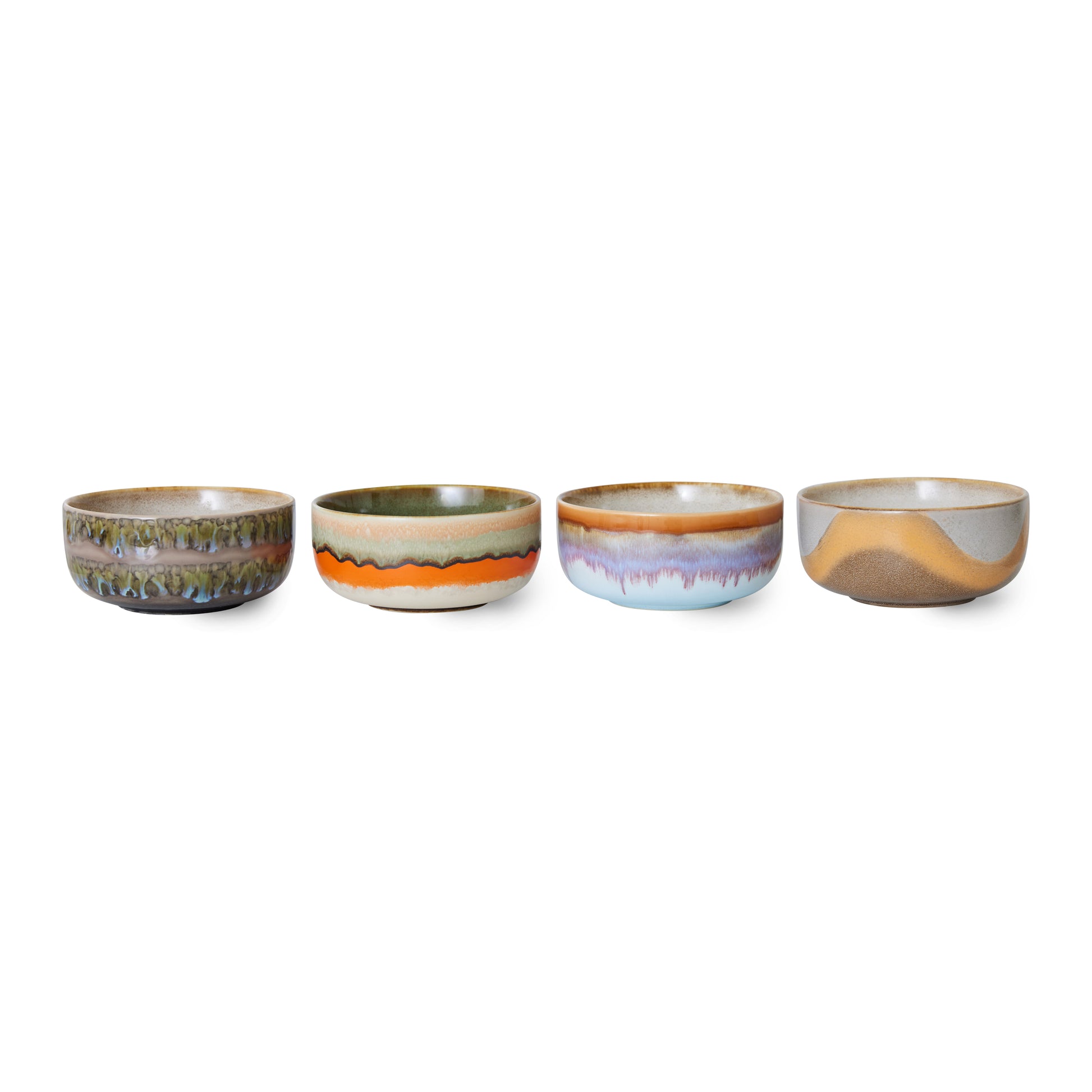 HKliving | 70S CERAMICS: DESSERT BOWLS - REEF